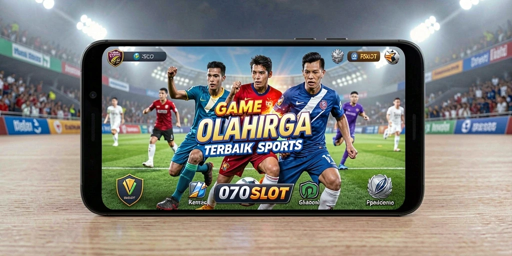 Tampilan utama gameplay 070SLOT dengan adegan pertandingan mendebarkan.