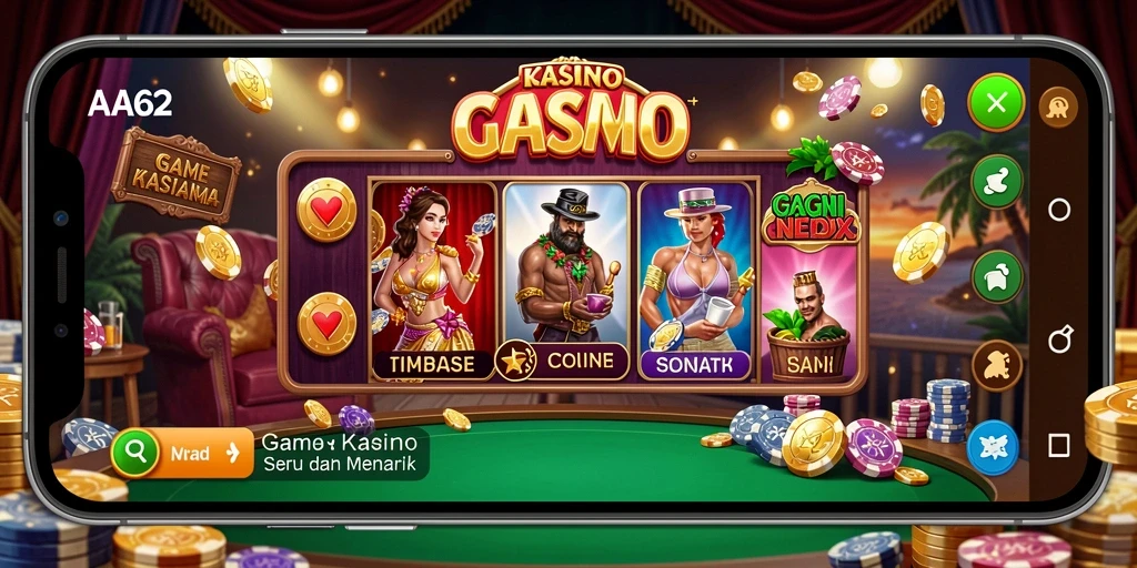 Tampilan gameplay AA62 yang menarik dan interaktif.
