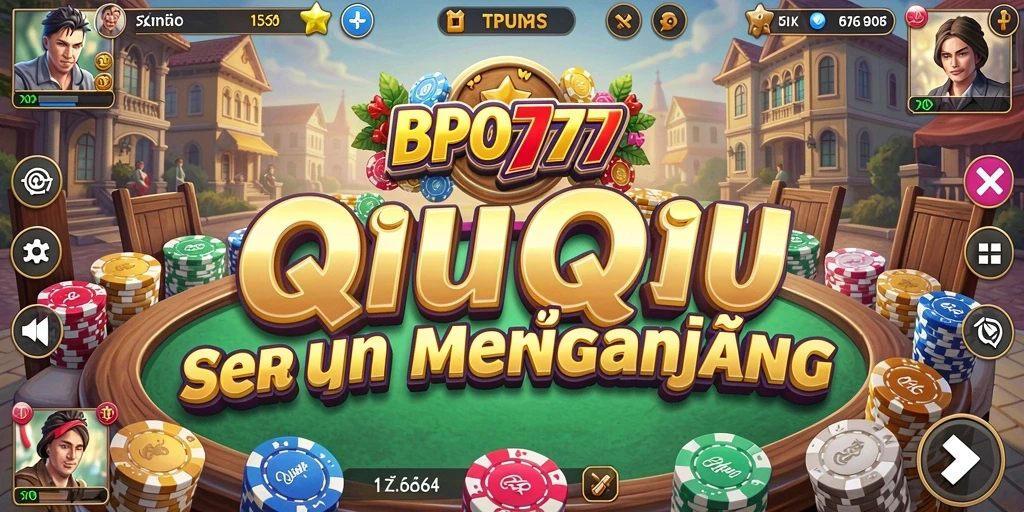 Tampilan menarik dari gameplay QiuQiu BPO777.