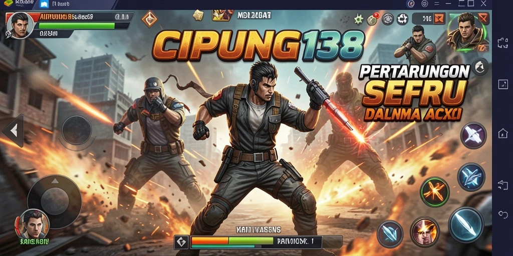 Tangkapan layar menampilkan aksi seru dalam CIPUNG138.