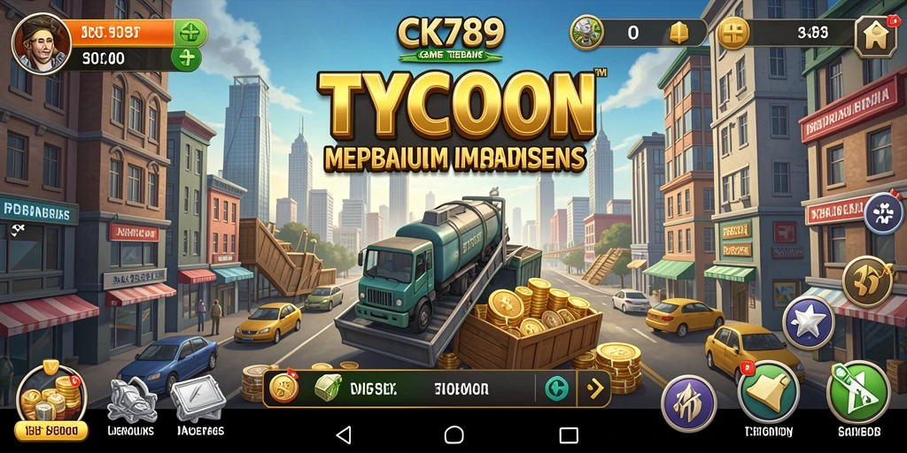 Screenshot CK789 menampilkan gameplay Tycoon yang menarik.