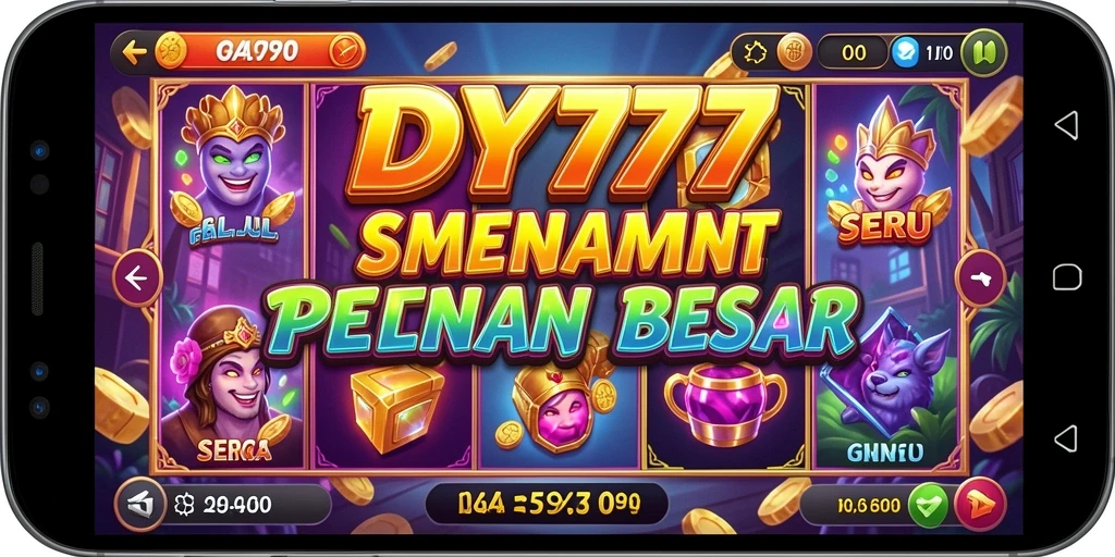 Screenshot utama DY777 menampilkan gameplay seru dari permainan Slot.