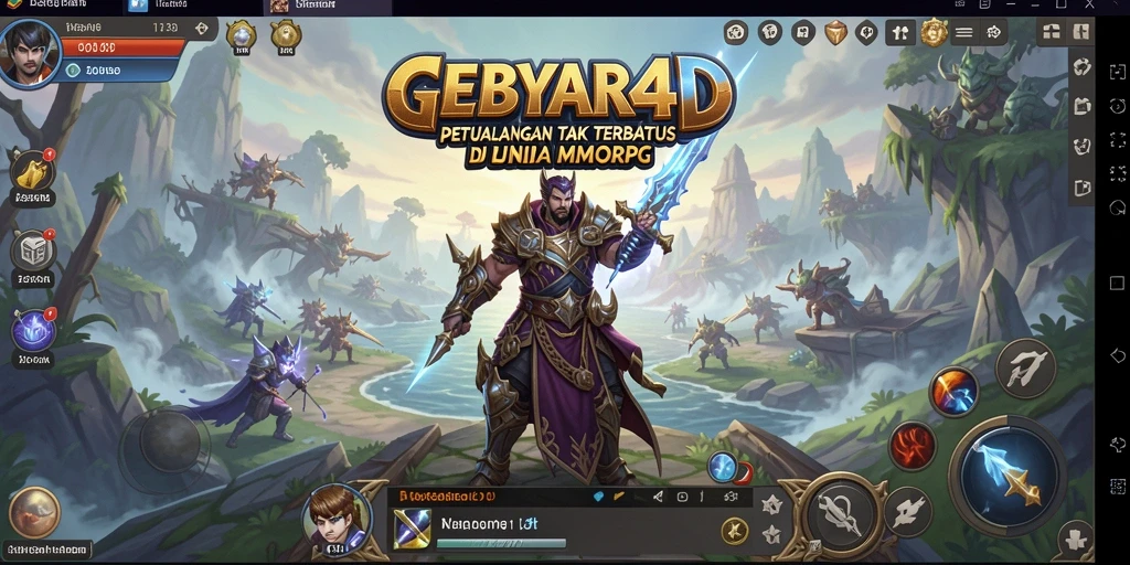 Gameplay seru di dunia fantasi GEBYAR4D yang memikat.
