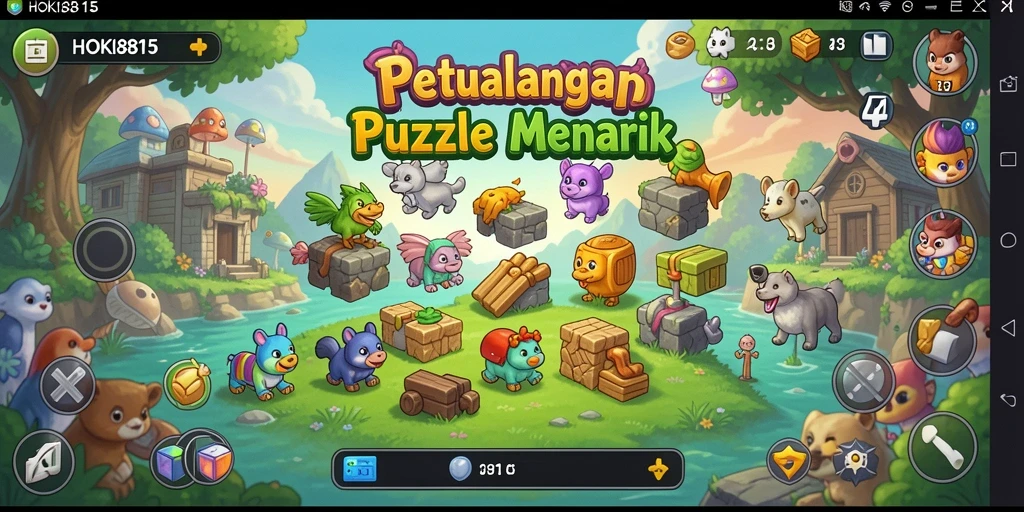 Gameplay menarik HOKI8815 dalam bentuk teka-teki yang menantang.
