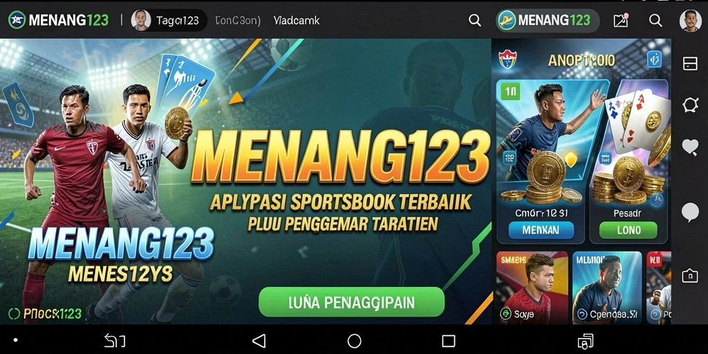 Tampilan gameplay taruhan olahraga di MENANG123.