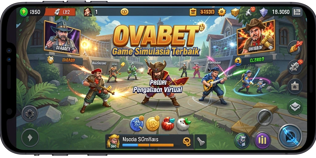 Tangkapan layar dari gameplay OVABET yang menampilkan elemen simulasi yang menarik.
