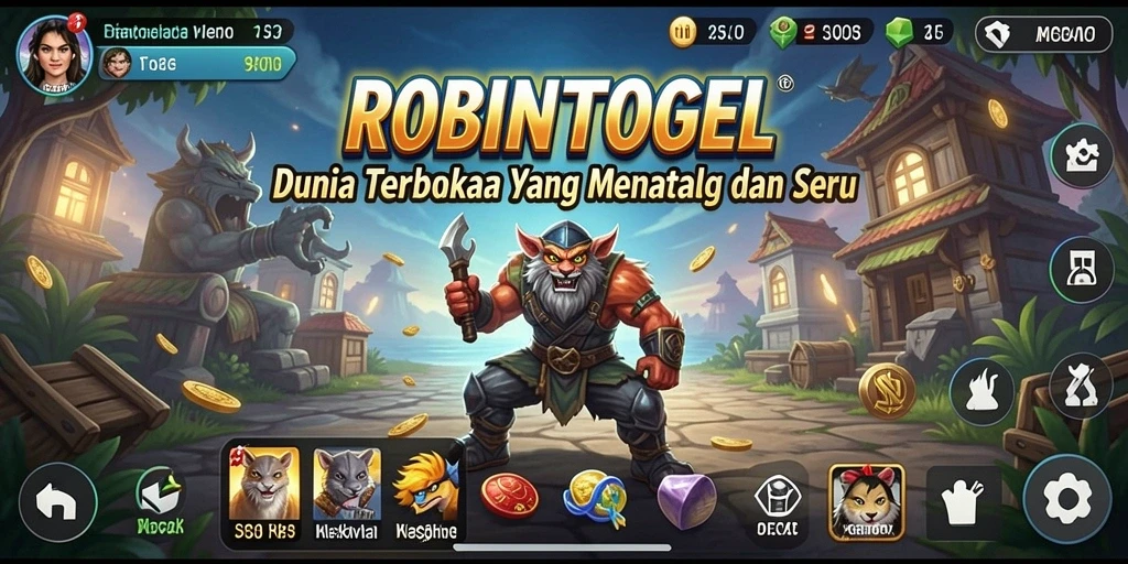 Gameplay menarik di dunia terbuka ROBINTOGEL.