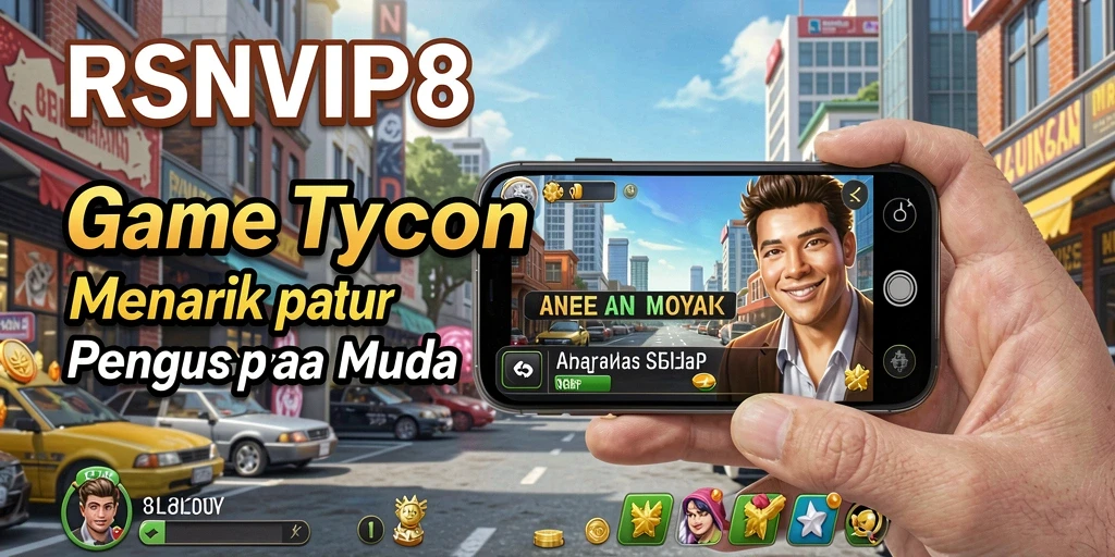 Tampilan gameplay menarik dalam RSNVIP8 saat membangun bisnis.