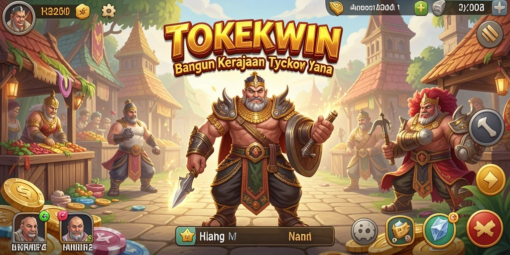 Screenshot gameplay TOKEKWIN yang menggambarkan keseruan mengelola bisnis Tycoon.